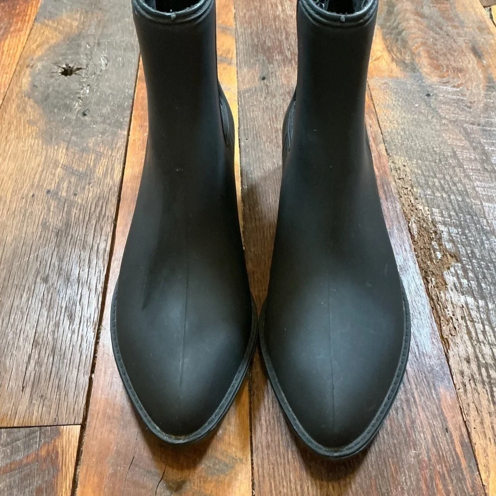 Jeffrey Campbell Havana Last Black Chelsea Rain Boots Women’s Size 11 - Picture 2 of 8